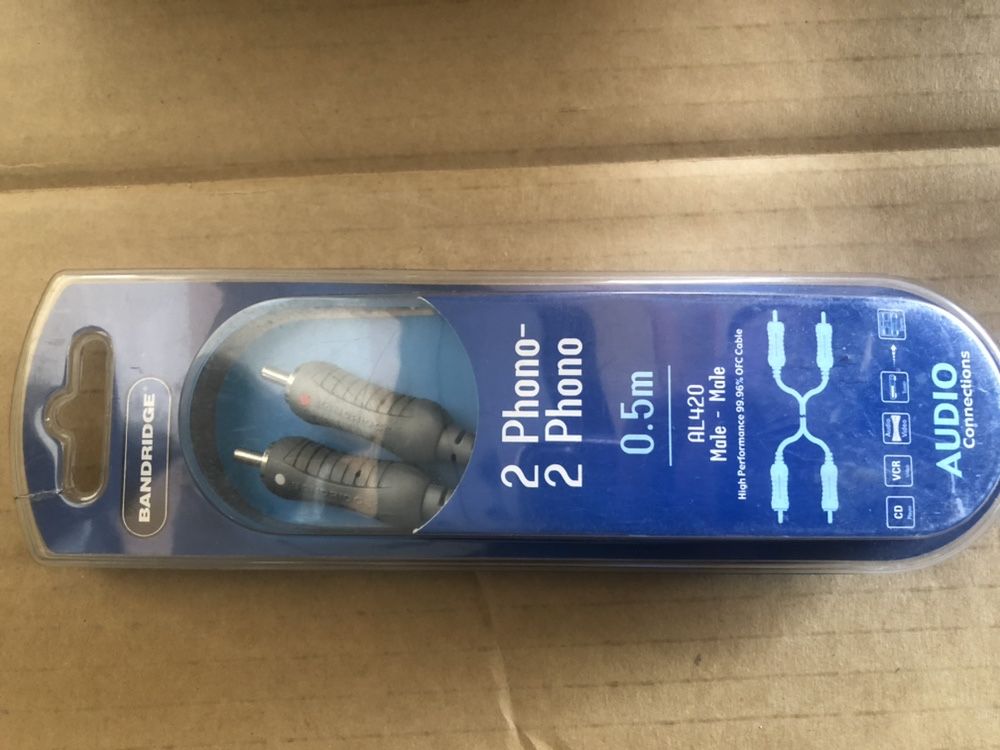 Kabel przewod Bandridge Euro chinch nowe