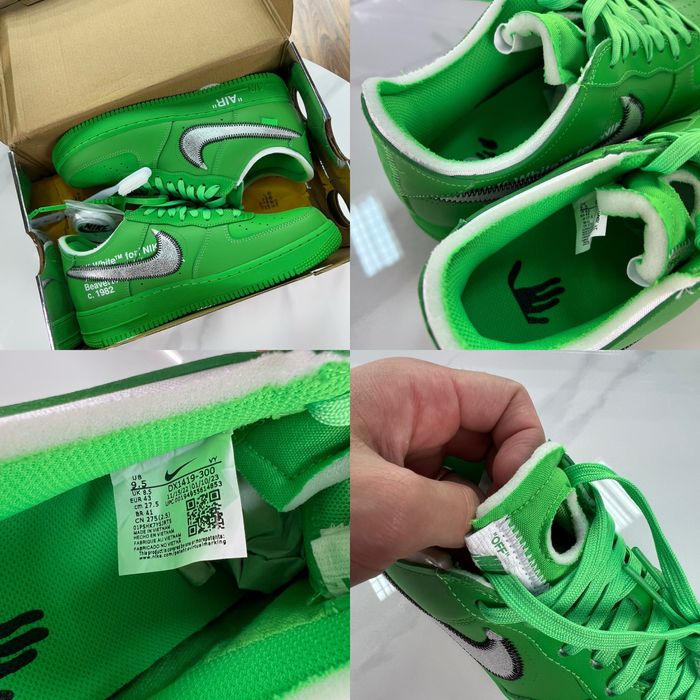 Кросівки Nike Air Force 1 low x Off-White “Brooklyn”Green