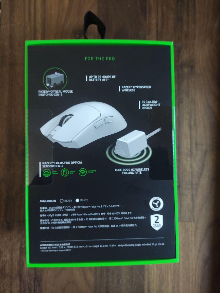 Rato Razer Viper V3 Pro Branco