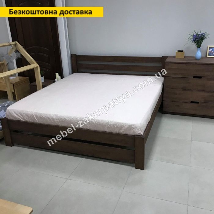 Двуспальная кровать. Ліжко з натурального дерева. Кровать 140,160,180.