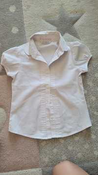 Biała bluzka koszulowa Marcs& spencer 116cm