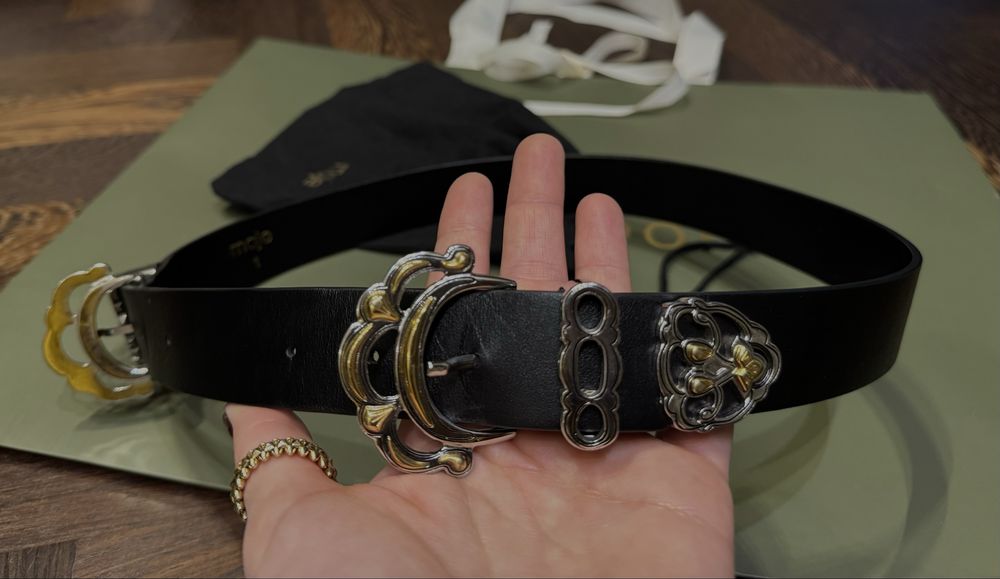 Ремень Maje кожаный