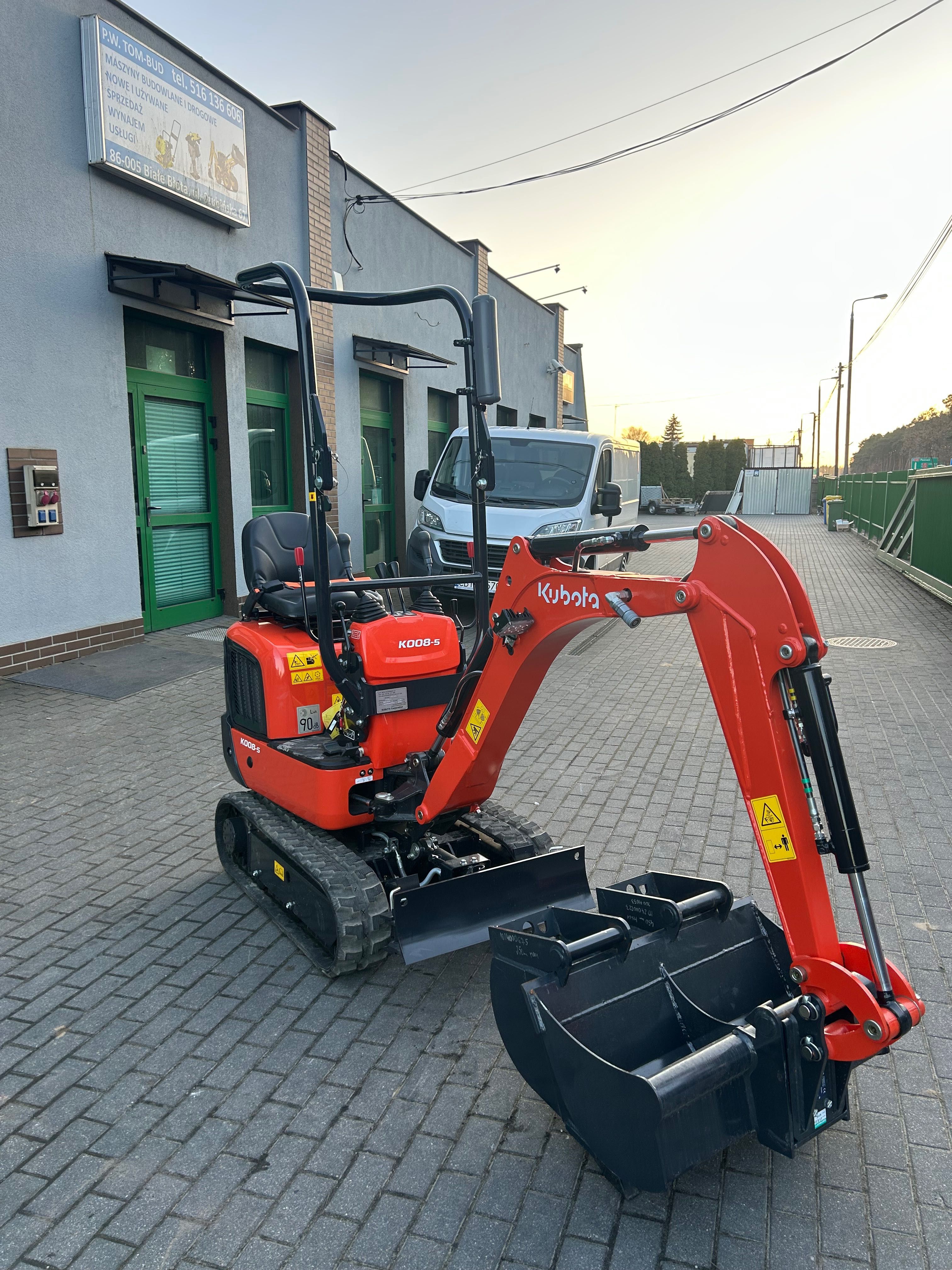 Minikoparka Kubota KX008  2025 Demo Gwarancja