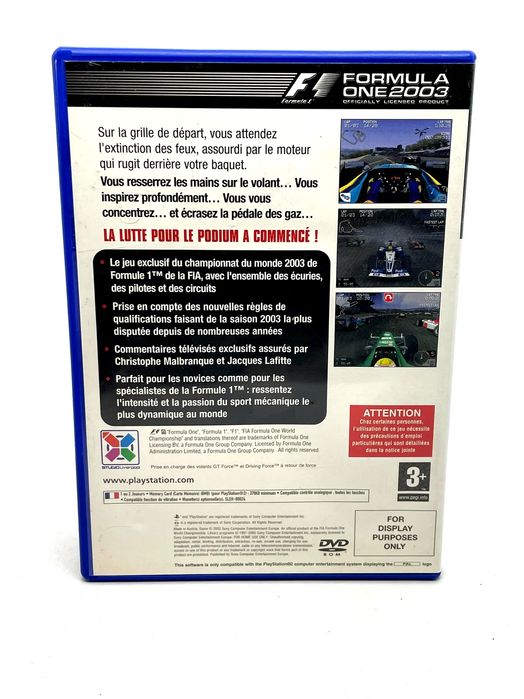 Formula One 2003 PROMO PS2 Po Angielsku
