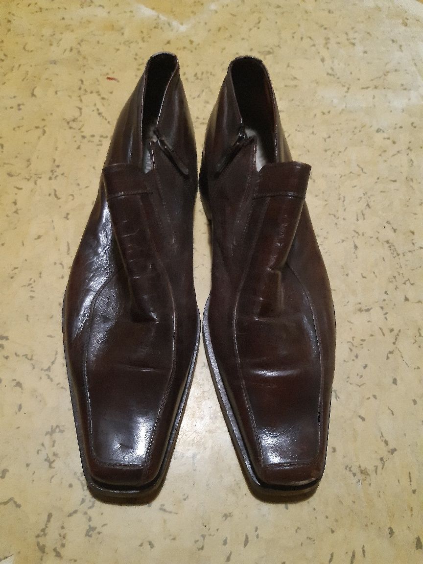 Зимние кожаные ботинки Mario Bruni