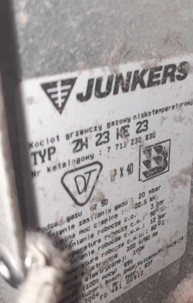 Piec gazowy dwufunkcyjny Junkers