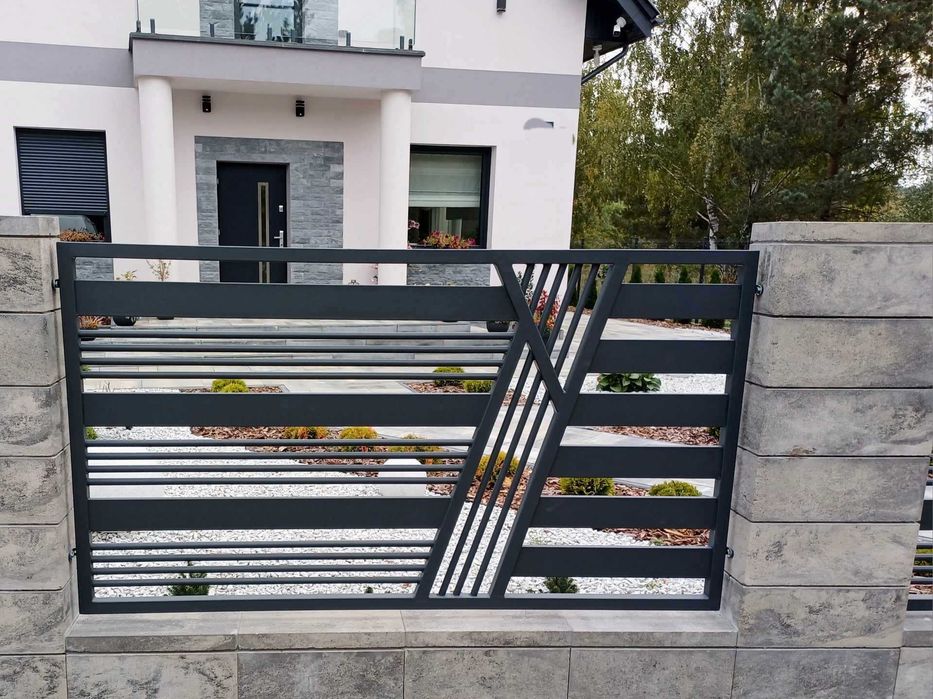 Ogrodzenie, brama przęsła nowoczesne