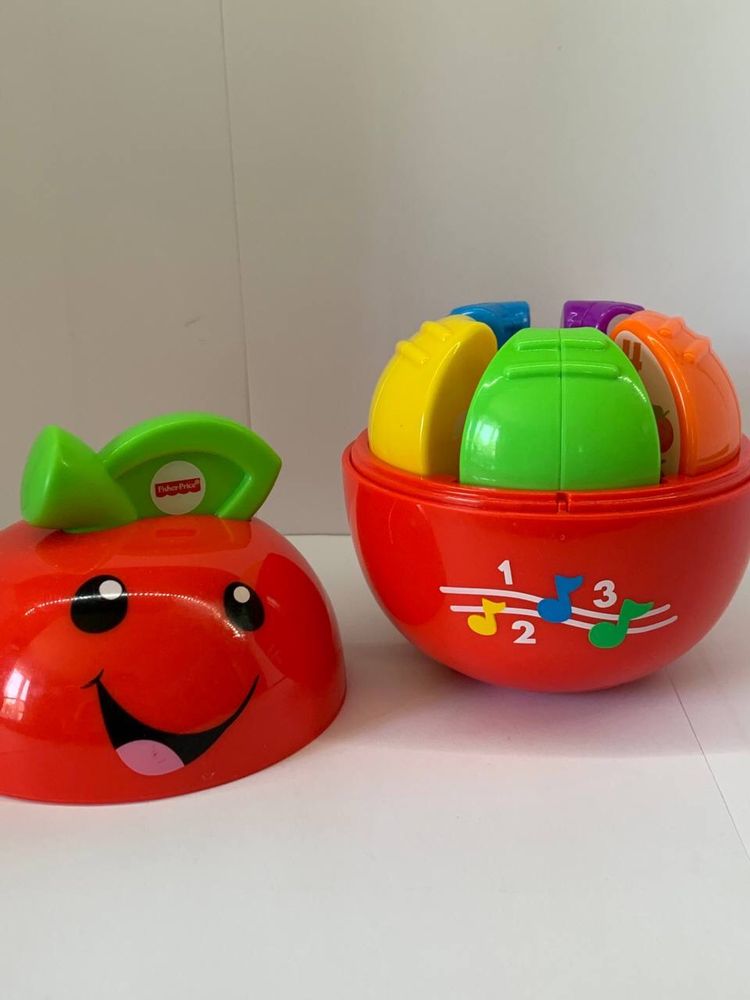 Дитяча іграшка,Розумне яблуко, fisher price на німецькій мові