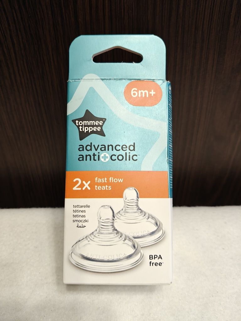Smoczki do butelki Tommee Tippee Advanced Anti-Colic Fast
