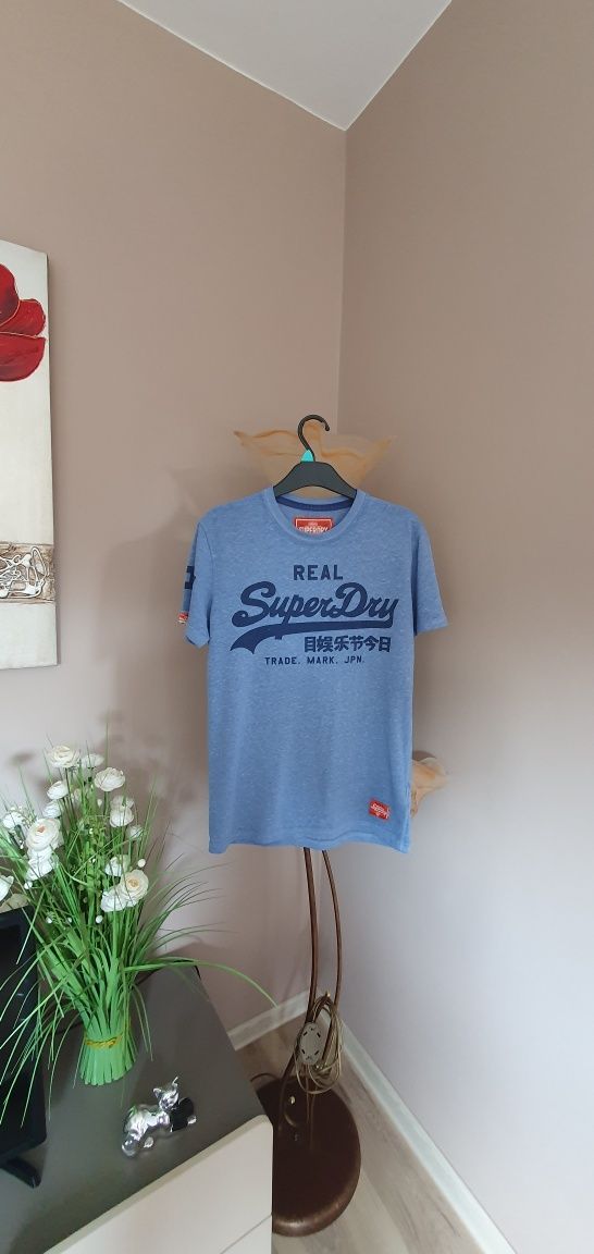 T-shirt bawełniany Superdry rozmiar XS