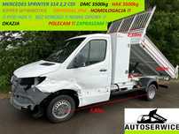 Mercedes-Benz Sprinter 514 2.2 CDI Kipper Wywrotka ORYGINAŁ Homologacja !! DMC 3,5t  HAK 3,5 Tony !! BEZ KOROZJI !! OKAZJA !!