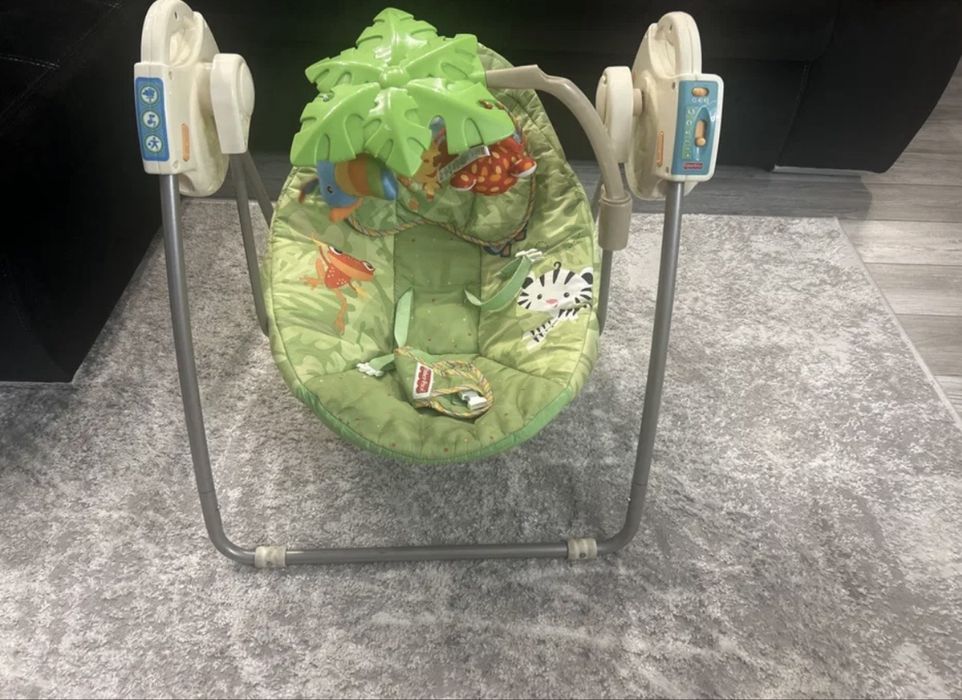 Leżaczek Bujaczek Fisher Price Tropikalny Las