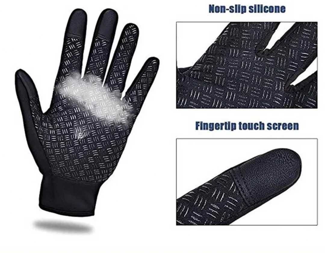 Zimowe rękawice antypoślizgowe wodoodporne M