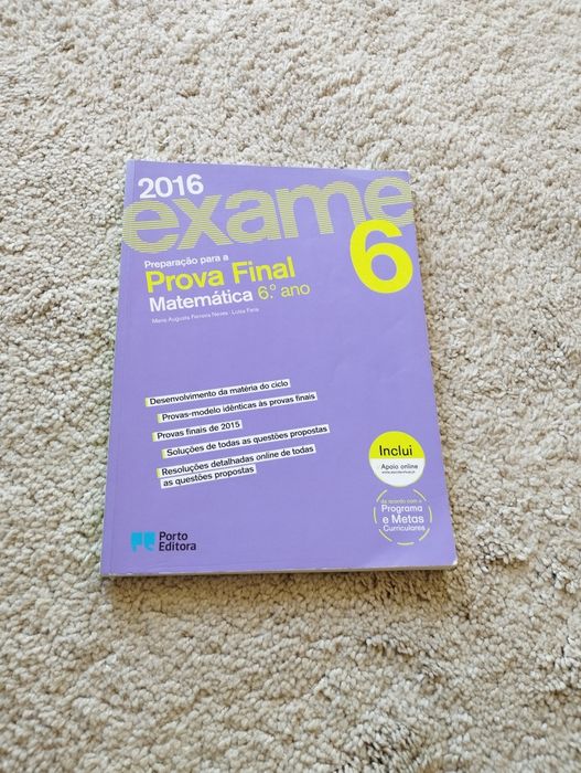 Livro de exercícios matemática - 6 ano 

Entrego em mão