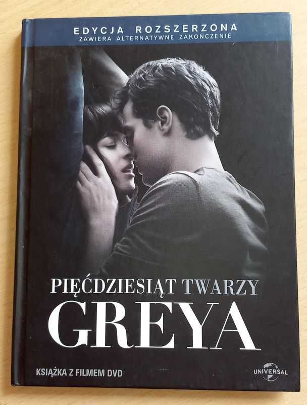 Pięćdziesiąt twarzy Greya edycja rozszerzona DVD z książką