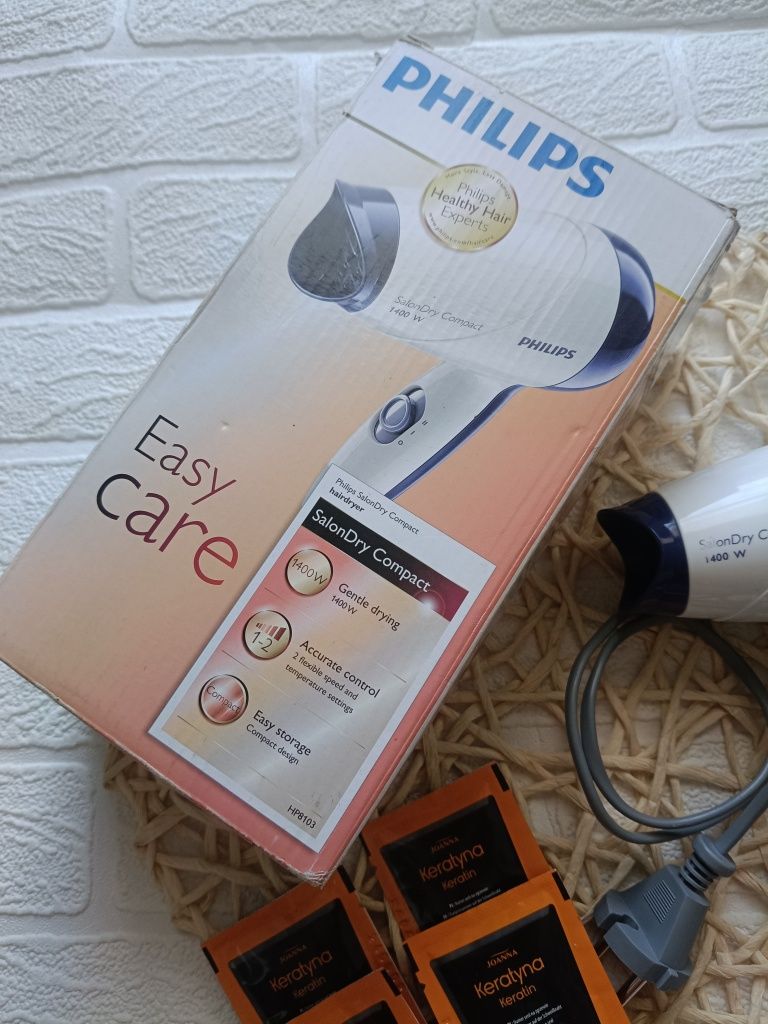 Suszarka do włosów Philips Easy Care kreatyna odżywka gratis