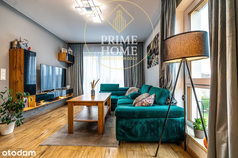 Nowoczesny apartament z ogródkiem i pompą ciepła