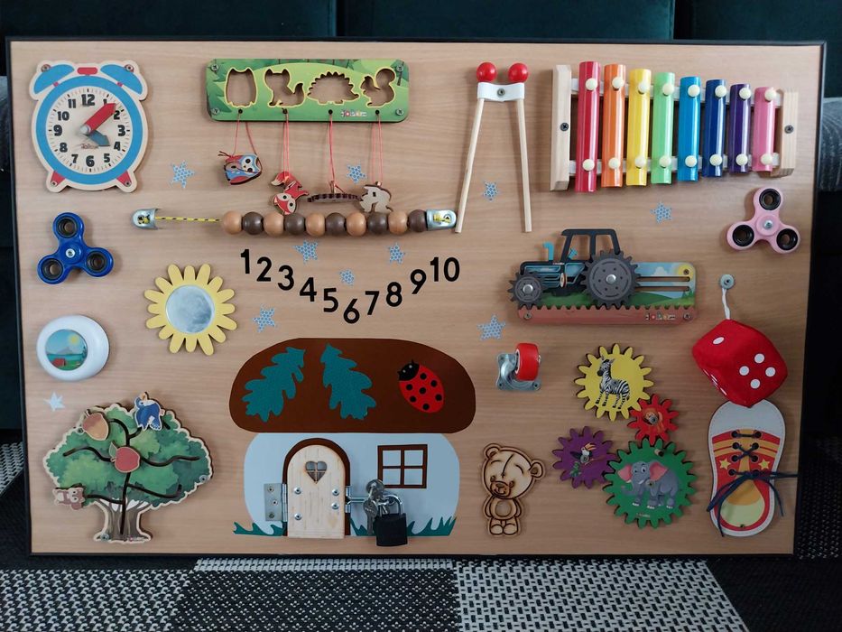 Tablica manipulacyjna duża 82x54cm