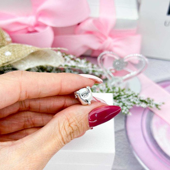 Срібна намистина шарм "Теплі обійми" Pandora (Пандора) 793589C01