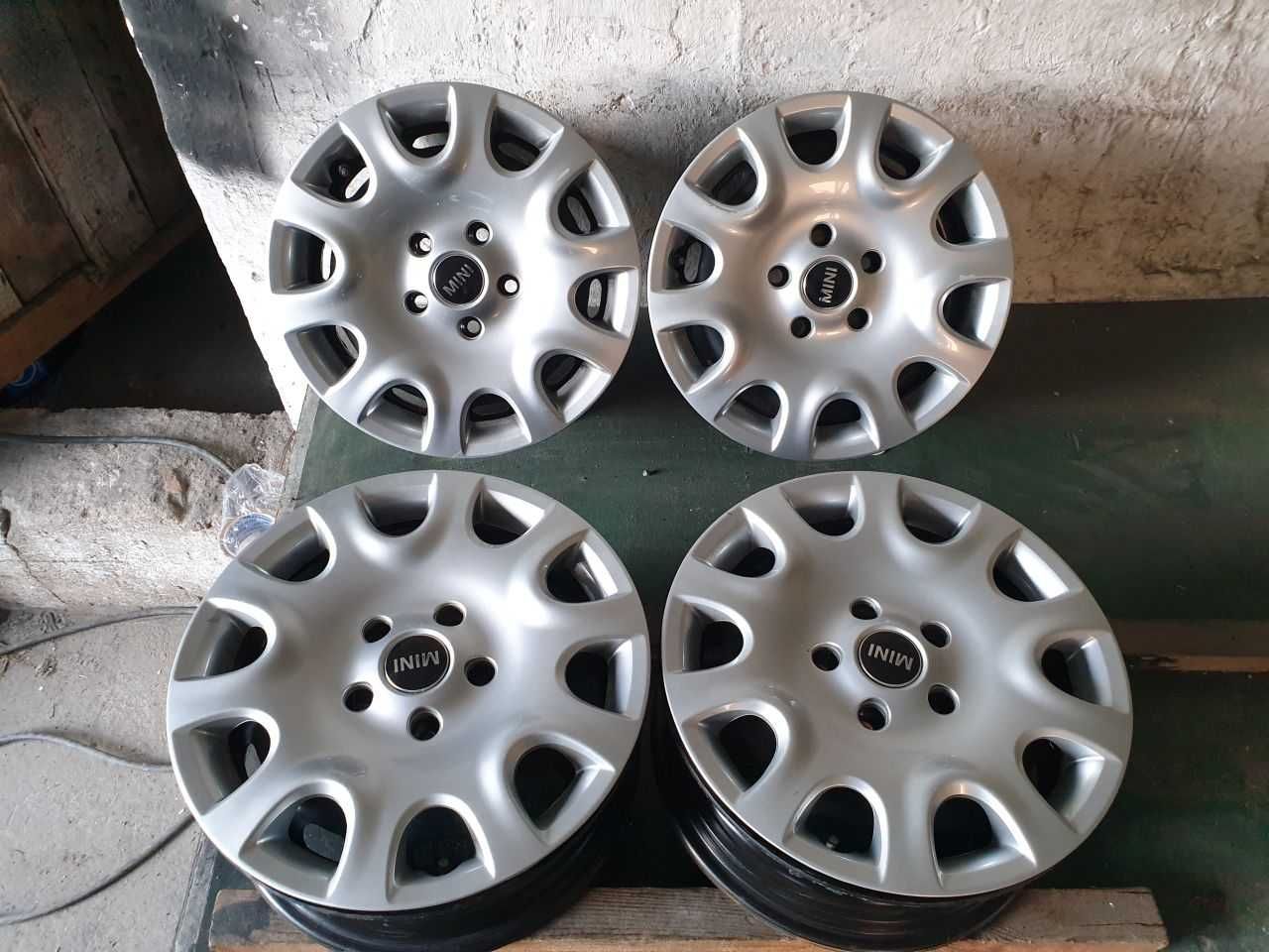 Felgi stalowe Mini R15 5x112 5,5JX15H2 IS 46 kołpaki + czujniki TPMS