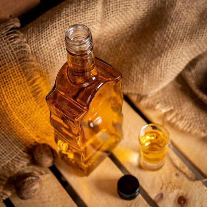 Zestaw 5 sztuk - butelka FALA 500 ml na nalewki sok whisky z zakrętką