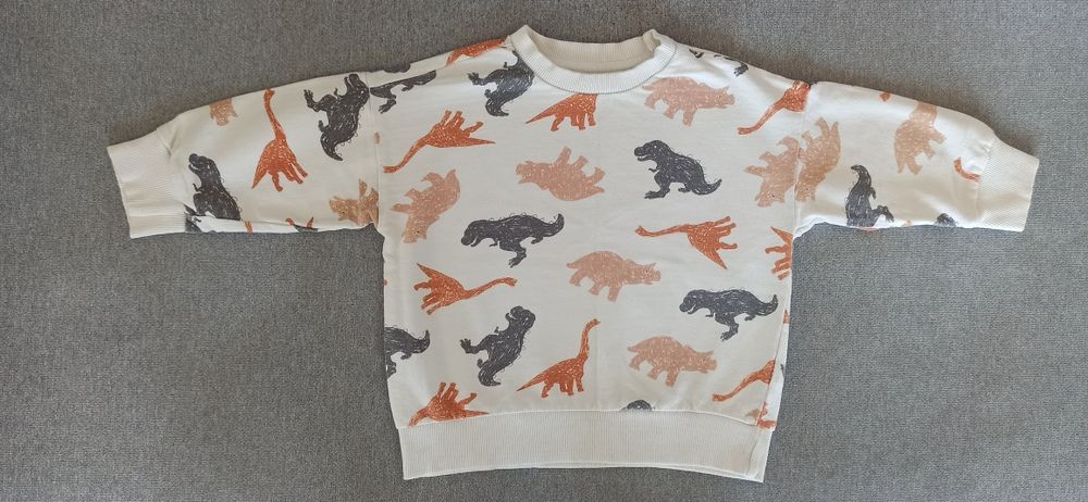 Komplet Bluza + Bluzka Sinsay Motyw Dinozaury Dla Chłopca R. 98/104cm