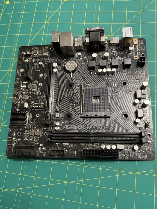 Материнська плата ASRock B550M-HDV • Відмінний стан • З робочого ПК