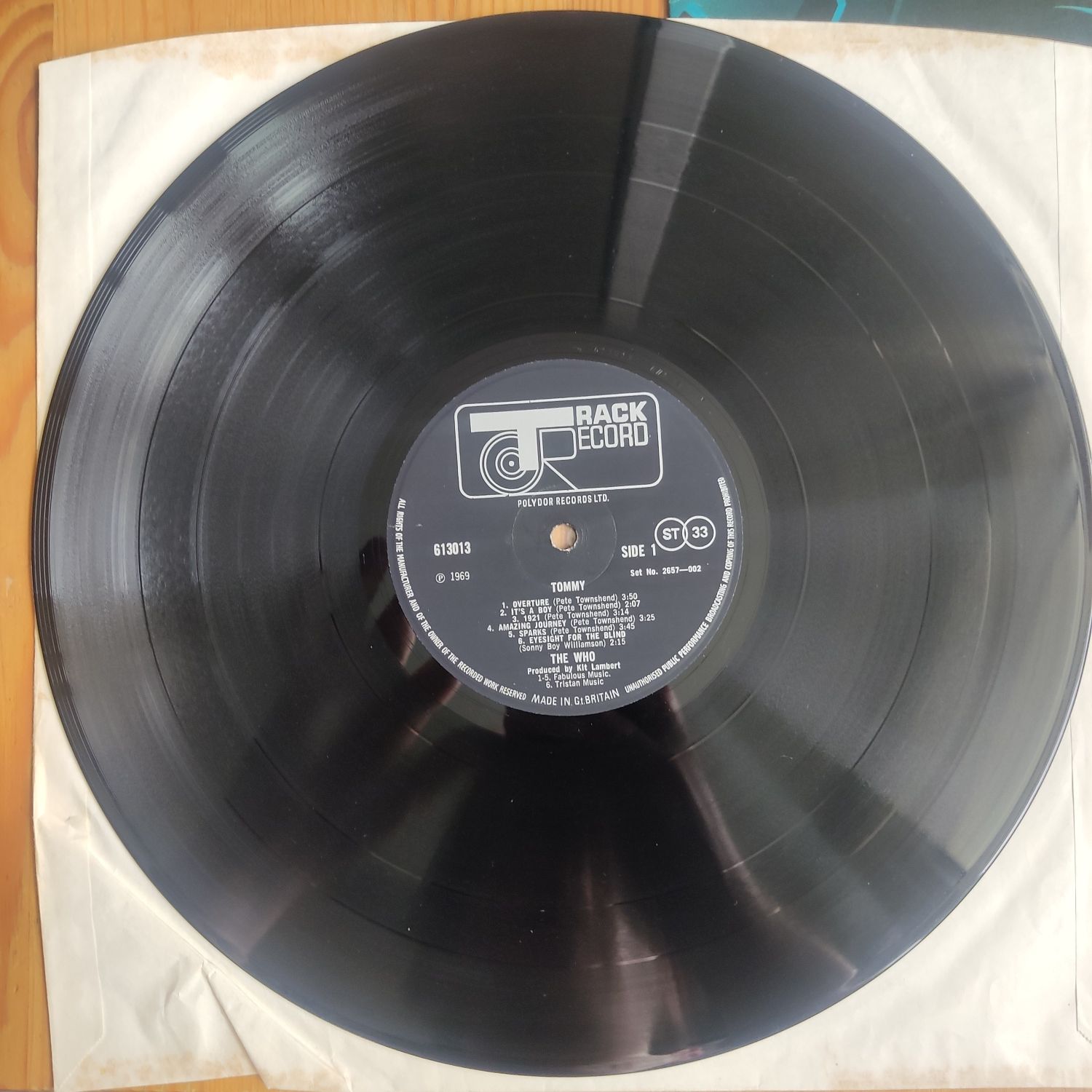 The Who Tommy vinyl 613013