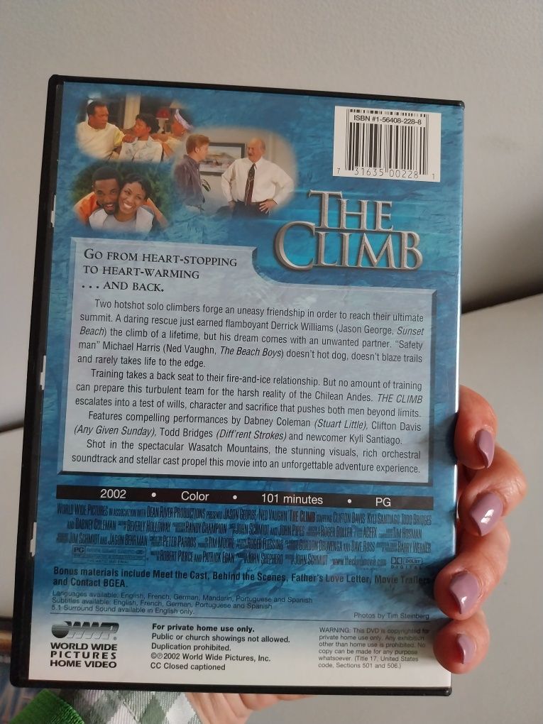 DVD, "The Climb", em bom estado