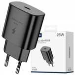 Ładowarka sieciowa USB-C 25W PD czarna JELLICO EU25 Quick Charge 3.0