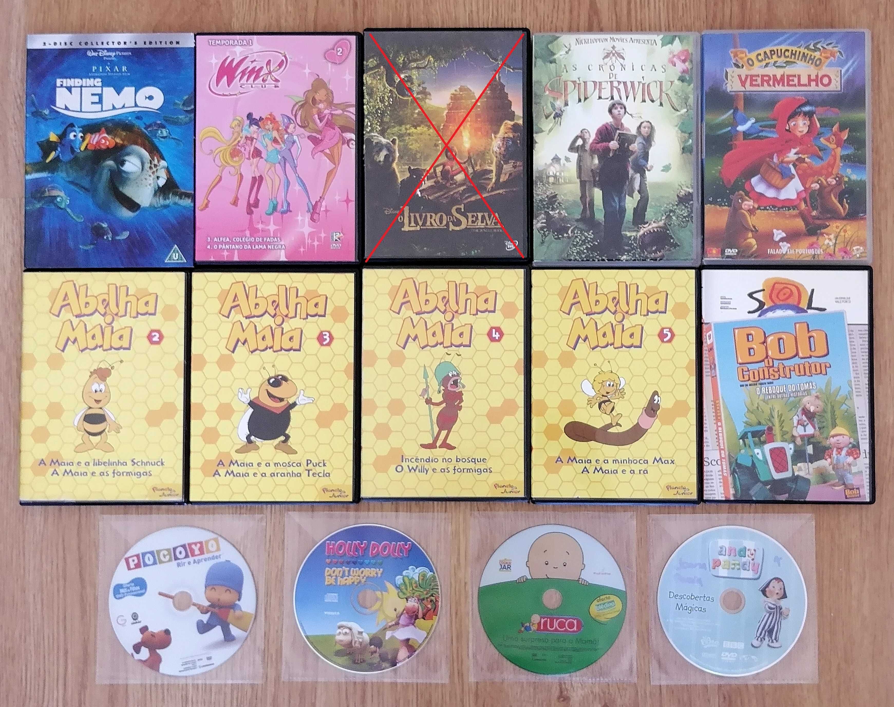 Dvds Criança Desenhos Animados e filmes