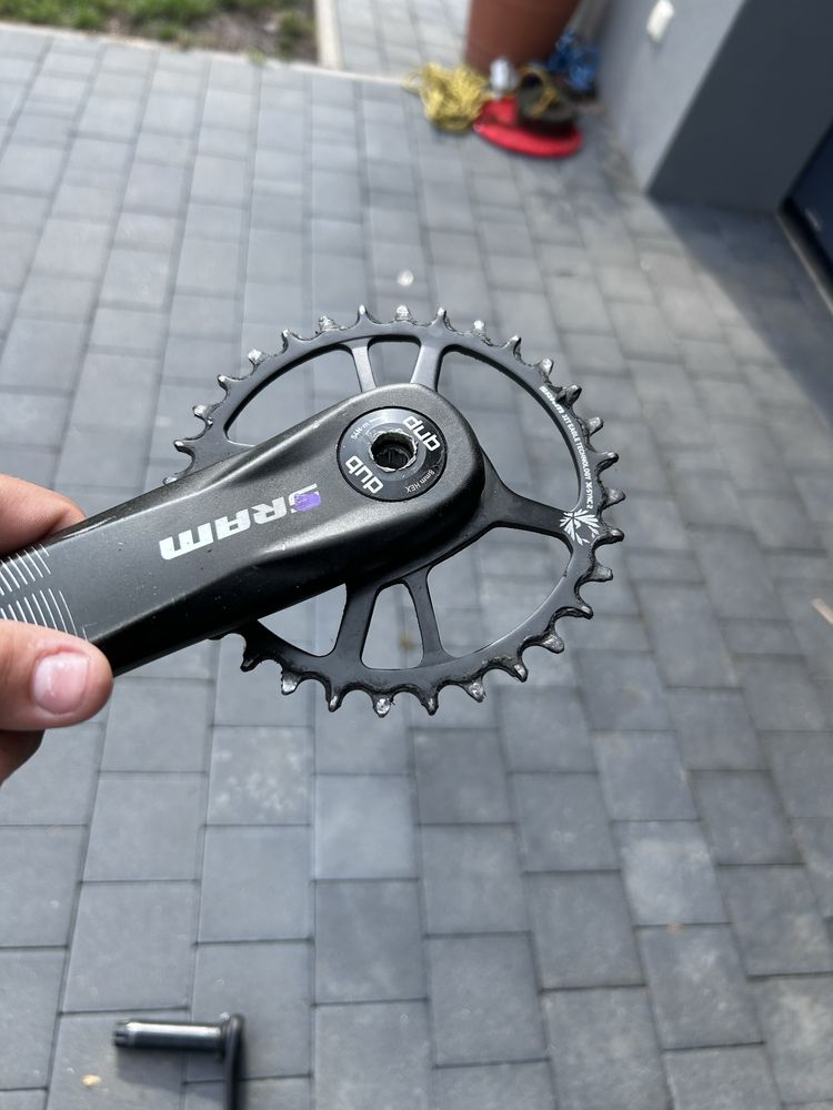 Korby z suportem sram sx dub (ns devade v1 v2 26p chromag monk)