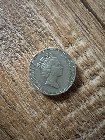 Монета один фунт 1985 року