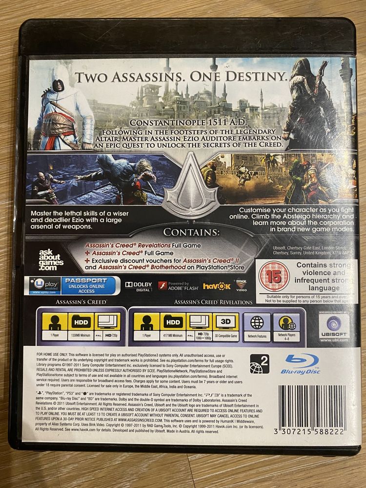 Gra na konsole PS3 Assasins Creed Revelations