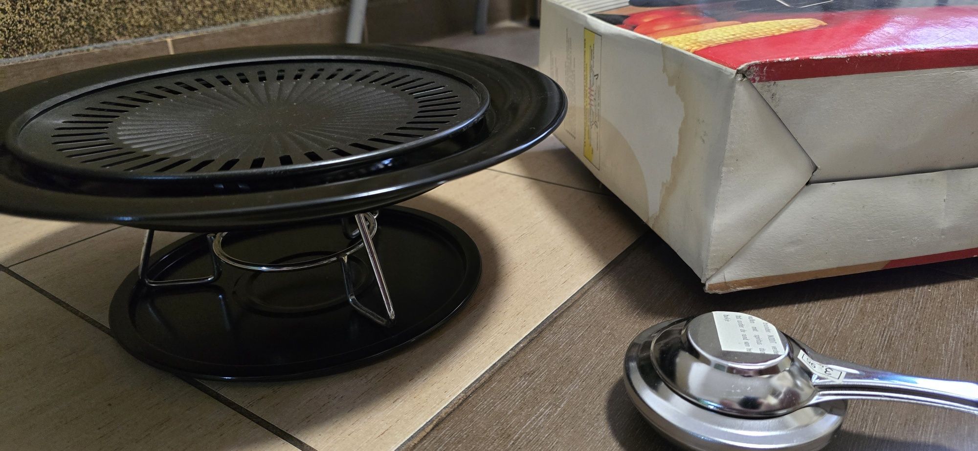 Nowy grill podgrzewacz na paliwo zelowe