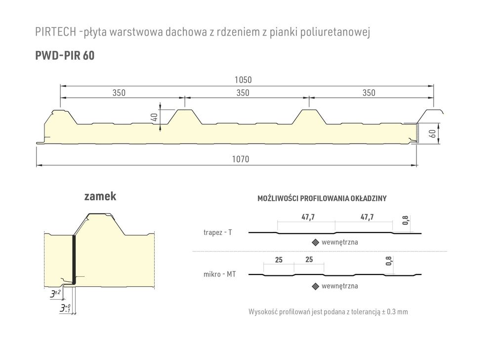 Płyta Warstwowa Dachowa