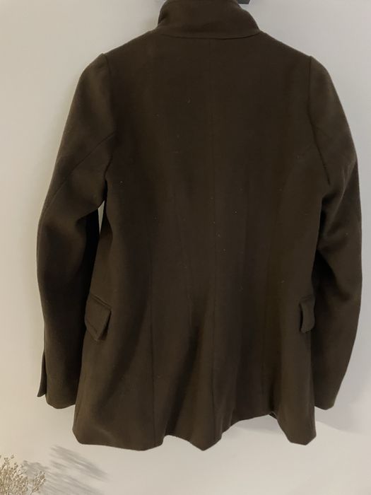 Brązowy płaszcz Zara XL