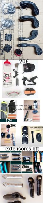 J-Bikes e peças/Thule 951/Campagnolo/Garmin/SLR/Capacetes/Shifters...