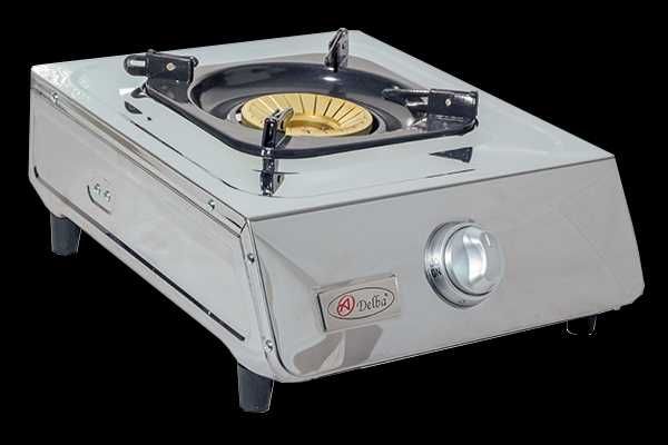 Fogão a gás em inox - 01 boca Ignição automática