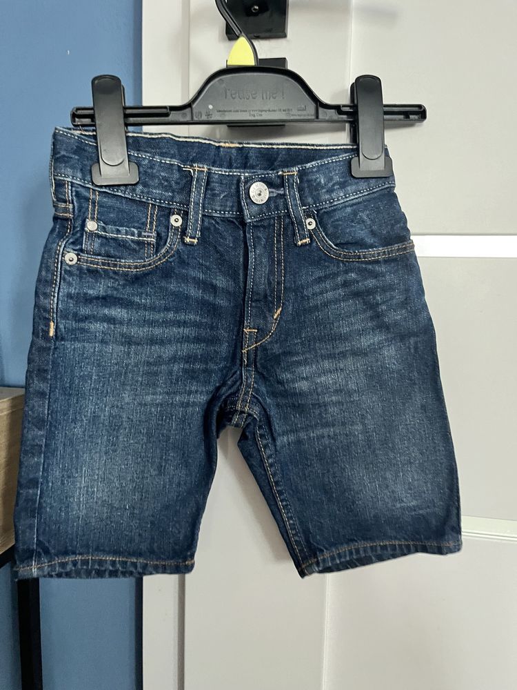 98 H&M jeansy szorty krótkie spodenki