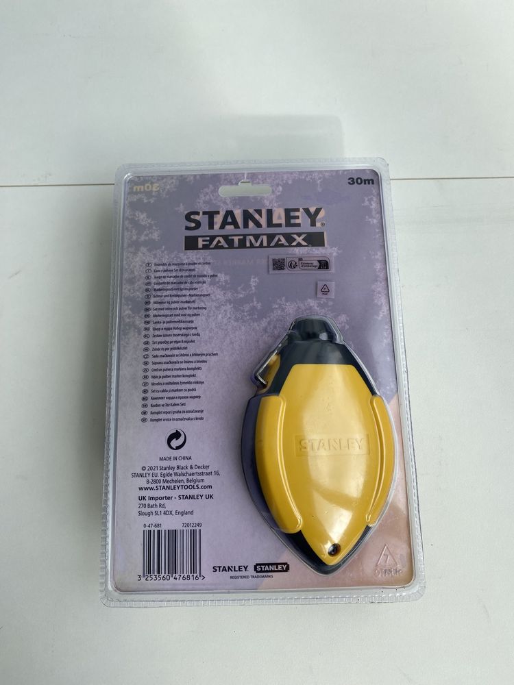 Шнур розмічувальний Stanley FATMAX 30 m (0-47-681)