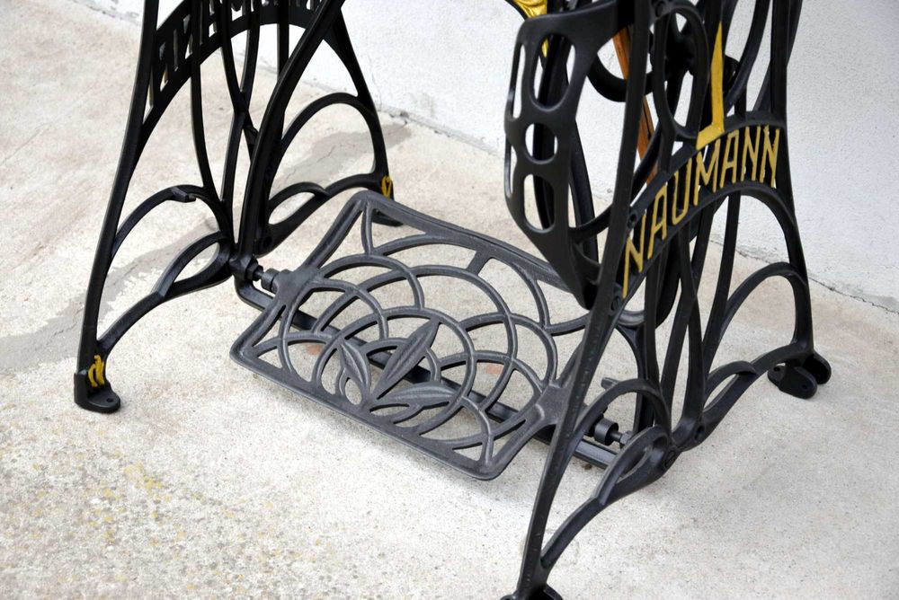 Stolik maszyna do szycia BLAT DREWNIANY  DĘBOWY