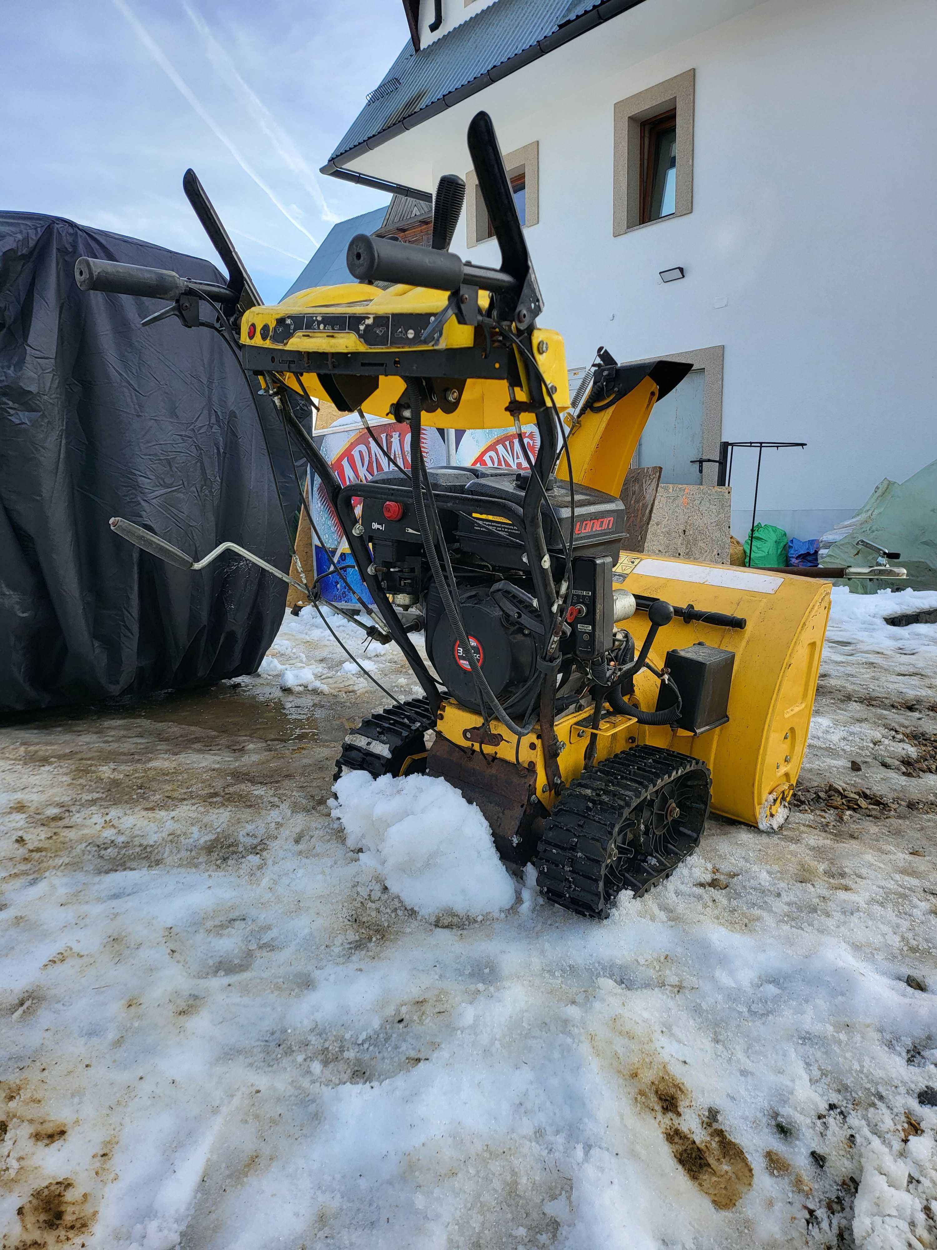 Odśnieżarka spalinowa na gąsienicach Loncin