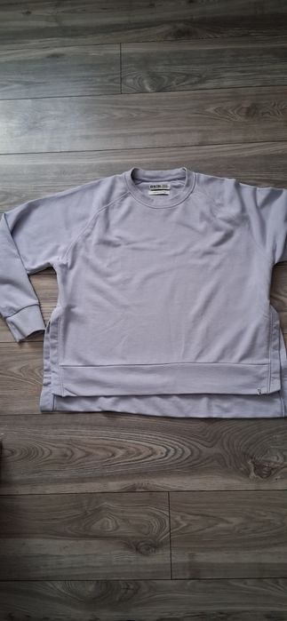 BIG STAR XL 42/44 luźna bluza bawełna organiczna lawendowa nowa