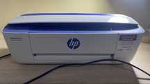 impressora HP - azul e branca