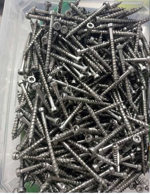 Wkręt tarasowy do drewna, do desek stal 4,8x55 (1000szt.) PROMOCJA