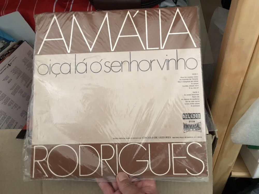 Vinil Amalia - oiça lá ó sr. Vinho