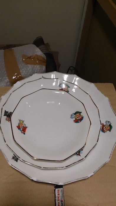 Pratos infantis “Gato das Botas” da Vista Alegre