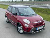 Fiat 500L 1.4 16V T-Jet 120 KM 100% Bezwypadkowy Kolor Rosso Amore Nero Cinema