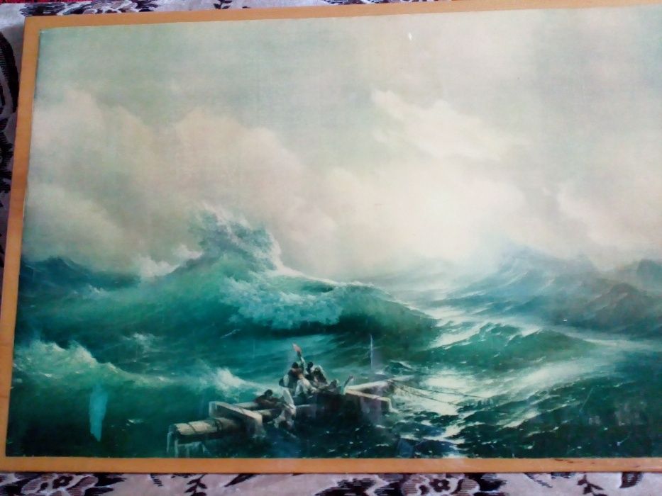 картина - фото Девятый вал Айвазовский